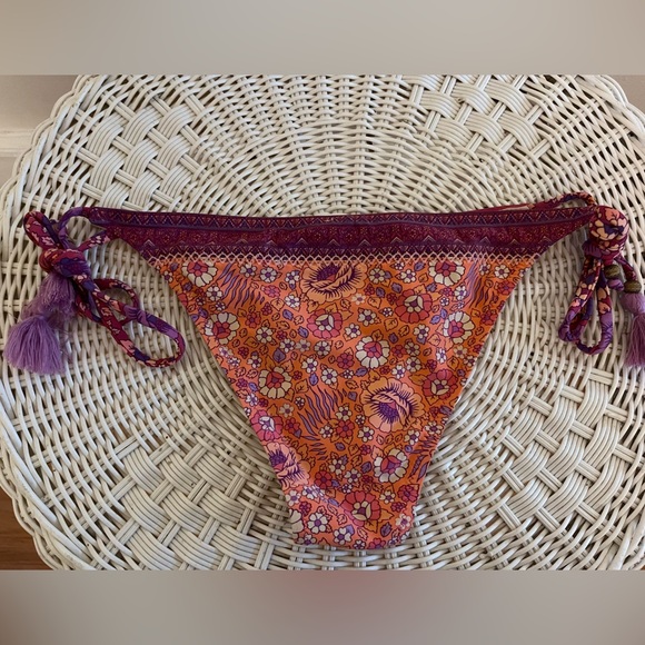 Spell and the Gypsy Collective Flamingo Side-Tie Bikini Bottom - Picture 7 of 12